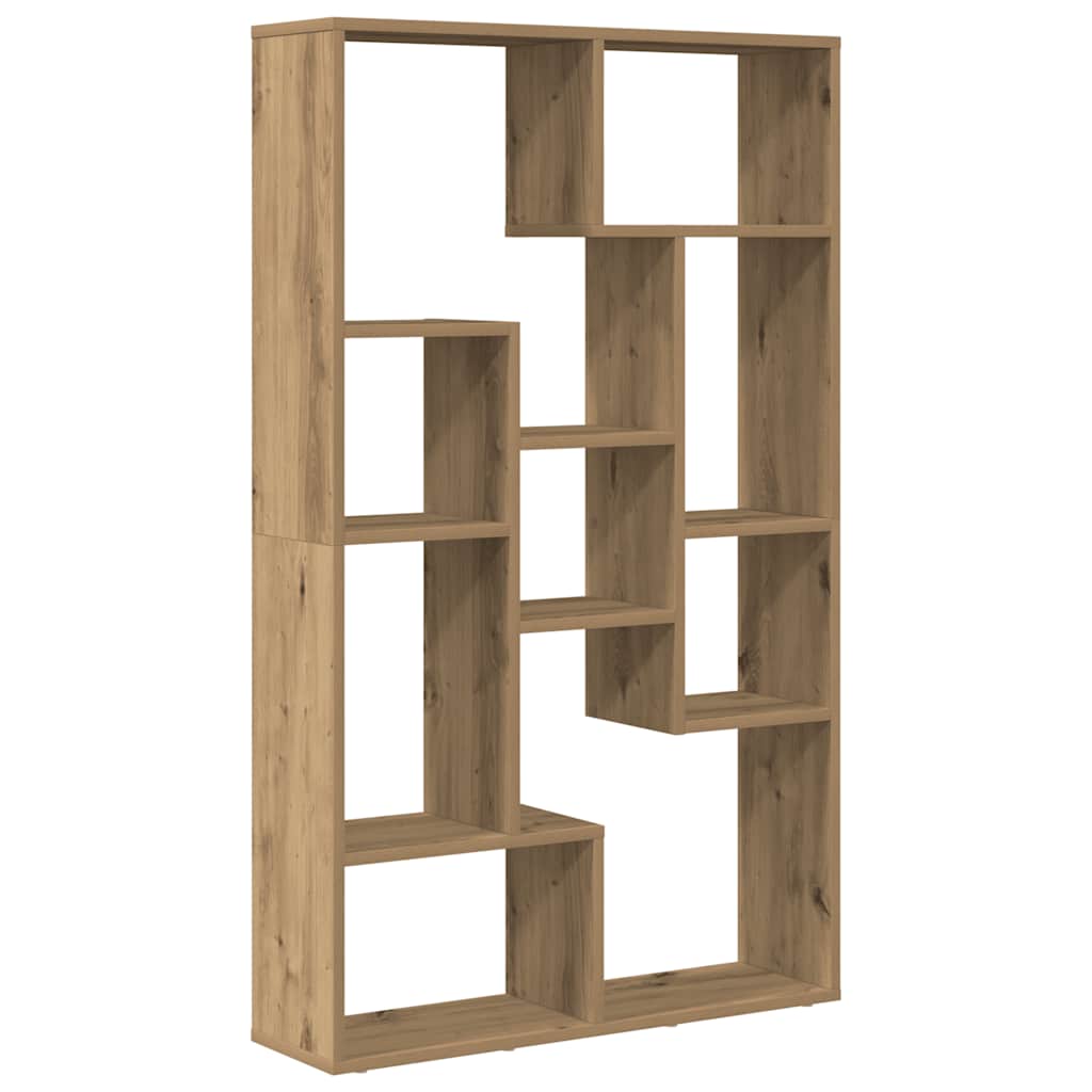 Bookcase Artisian Oak 72x20x120,5 cm Engineered Wood