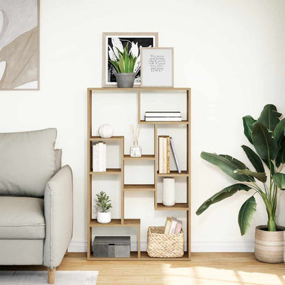 Bookcase Artisian Oak 72x20x120,5 cm Engineered Wood