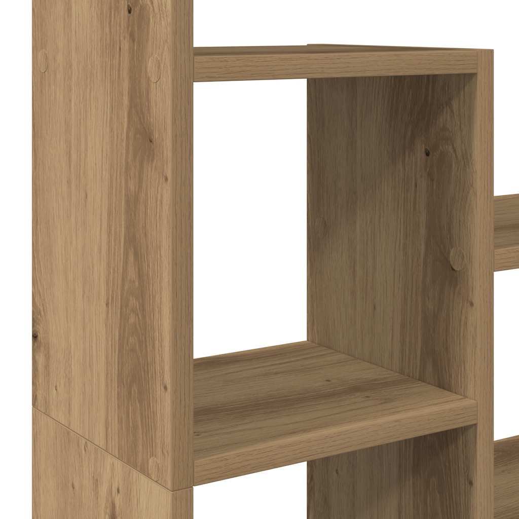 Bookcase Artisian Oak 72x20x120,5 cm Engineered Wood