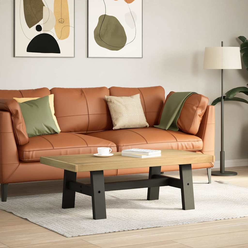 Coffee Table NOAIN A-Shaped Legs 120x60x40 cm Solid Wood Pine
