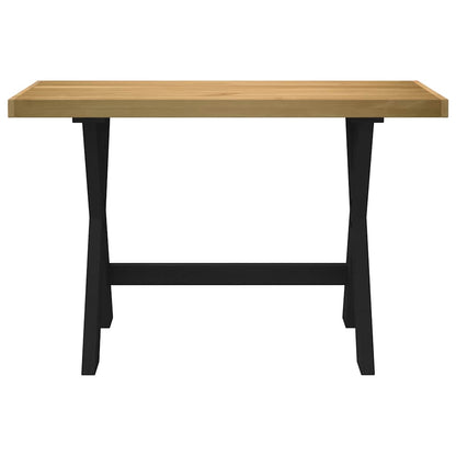 Desk NOAIN X-Shaped Legs 120x50x75 cm Solid Wood Pine