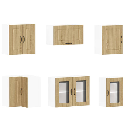 11 Piece Kitchen Cabinet Set Kalmar Sonoma Oak Engineered Wood