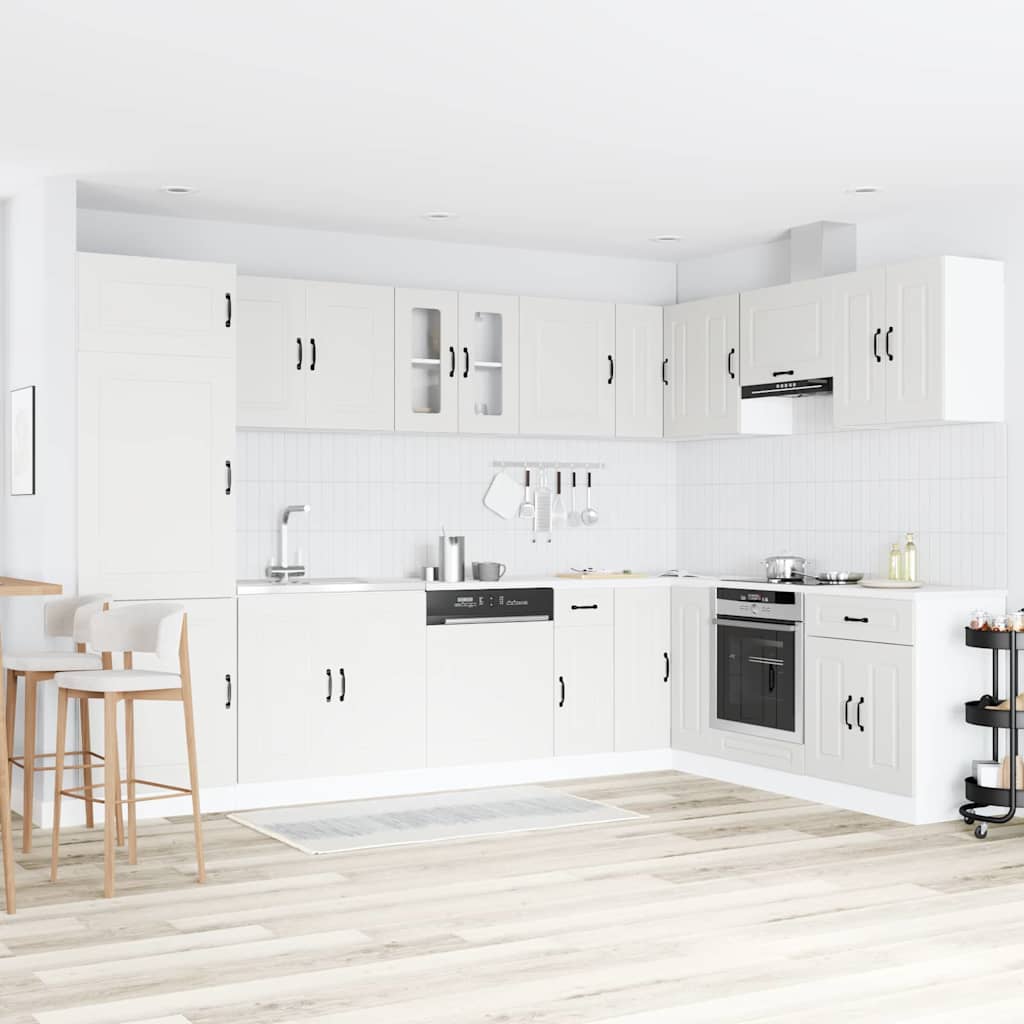 Kitchen Cabinet Kalmar White 80 x 46 x 81.5 cm Engineered Wood