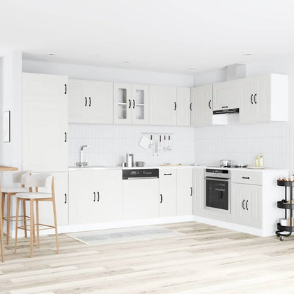 Kitchen Cabinet Kalmar White 80 x 46 x 81.5 cm Engineered Wood