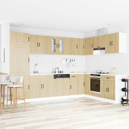 Kitchen Cabinet with Door Kalmar Sonoma Oak 80 x 46 x 81.5 cm