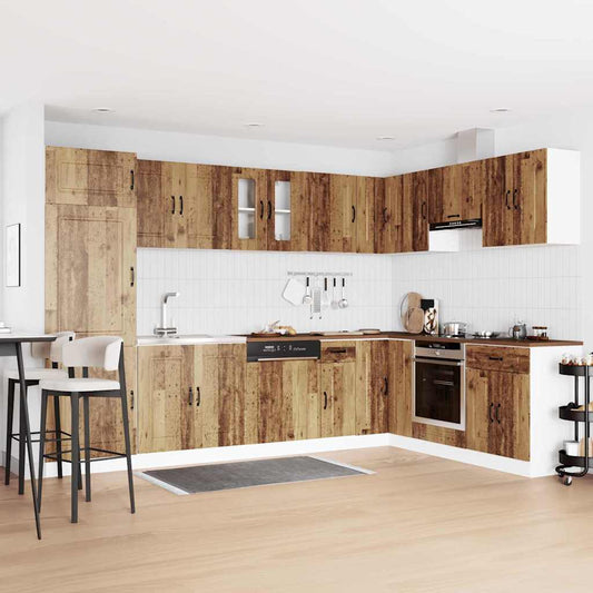 Kitchen Cabinet with Storage Kalmar Old Wood 80 x 46 x 81.5 cm