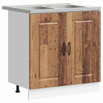 Kitchen Cabinet with Storage Kalmar Old Wood 80 x 46 x 81.5 cm