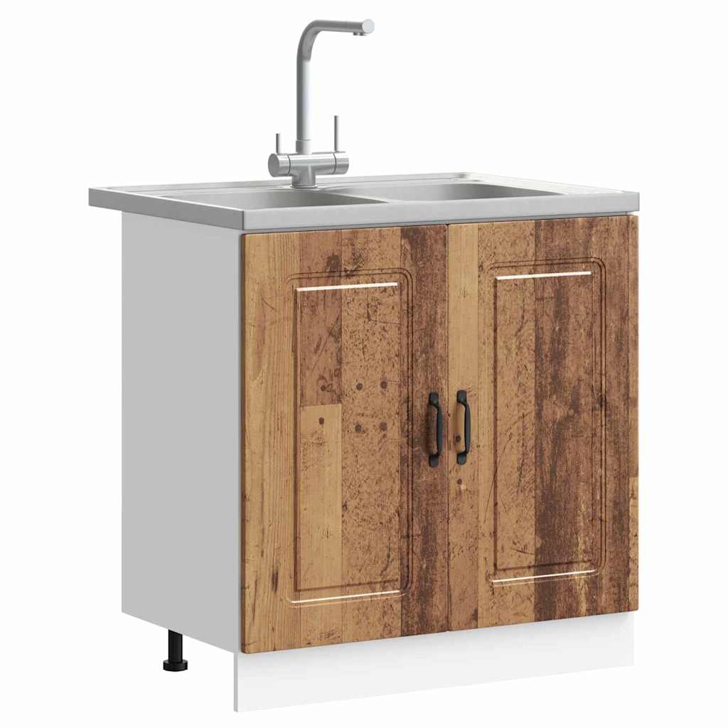 Kitchen Cabinet with Storage Kalmar Old Wood 80 x 46 x 81.5 cm