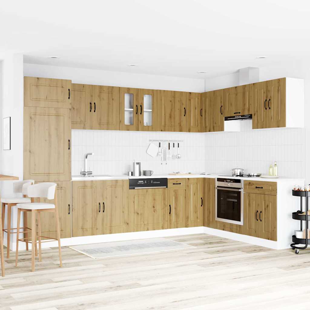 Kitchen Cabinet with Door Kalmar Artisan Oak 80 x 46 x 81.5 cm