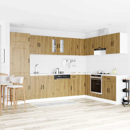 Kitchen Cabinet with Door Kalmar Artisan Oak 80 x 46 x 81.5 cm