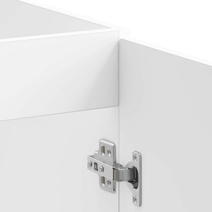 Sink Base Cabinet with Door Porto 2 pcs White Engineered wood