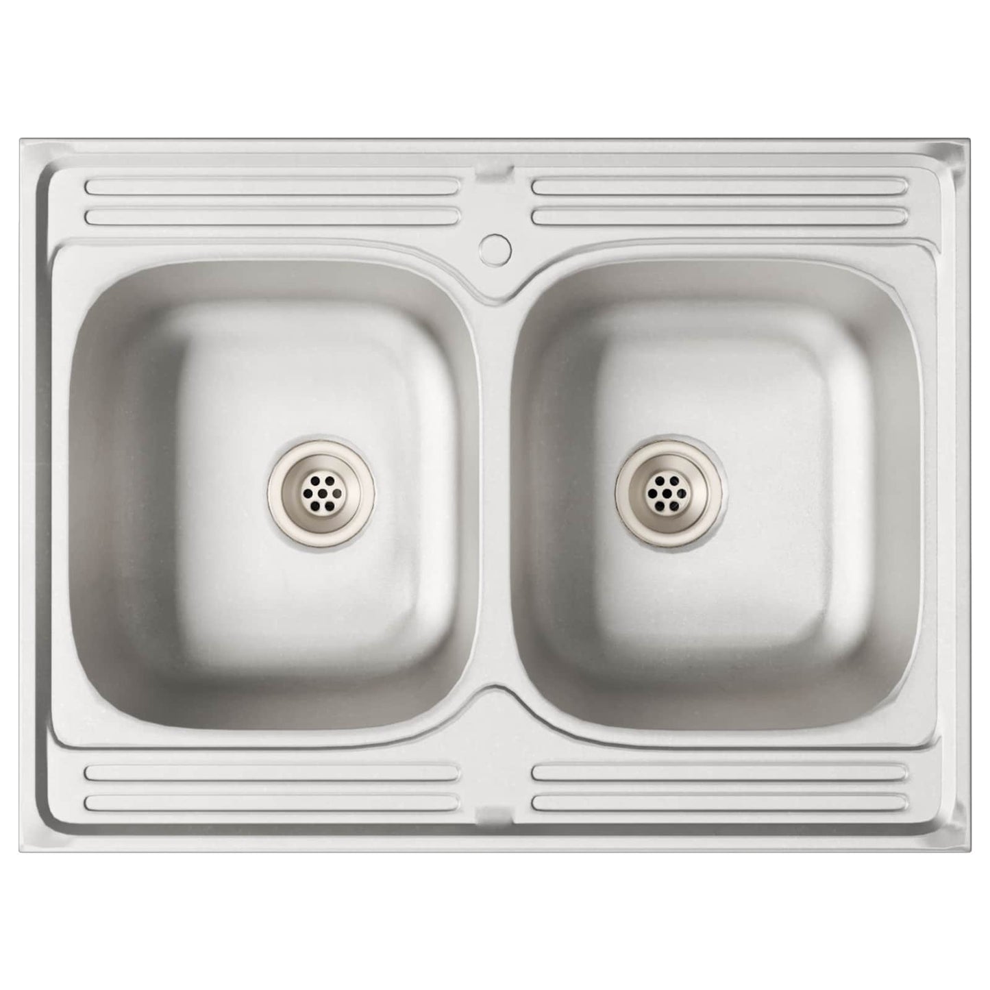 Sink Base Cabinet with Door Porto 2 pcs Black Engineered wood