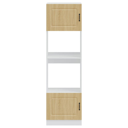 Oven Cabinets 2 pcs Kalmar Sonoma Oak Engineered Wood