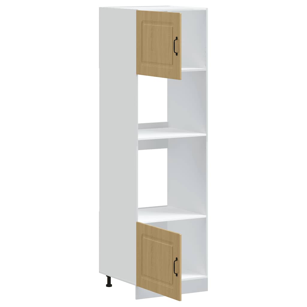 Oven Cabinets 2 pcs Kalmar Sonoma Oak Engineered Wood