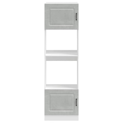 Oven Cabinets 2 pcs Kalmar Concrete Grey Engineered Wood