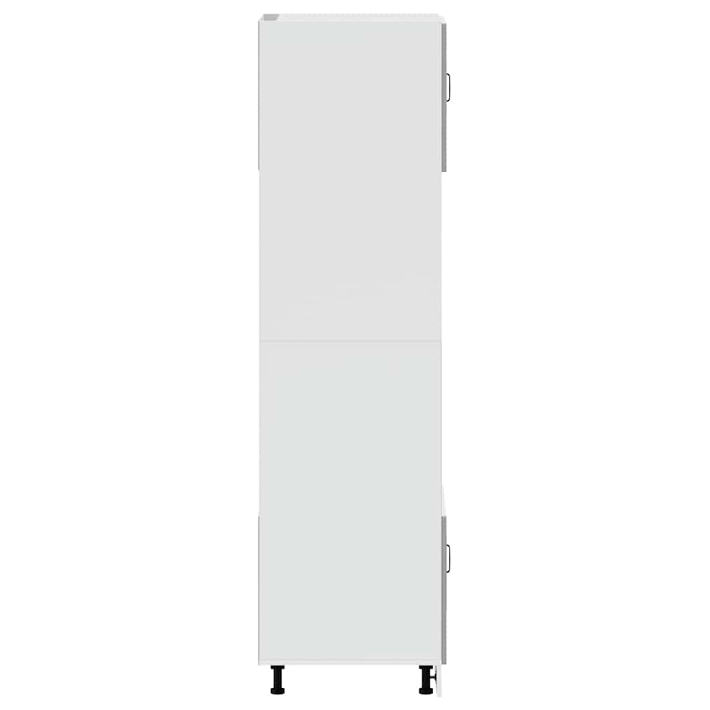 Oven Cabinets 2 pcs Kalmar Concrete Grey Engineered Wood