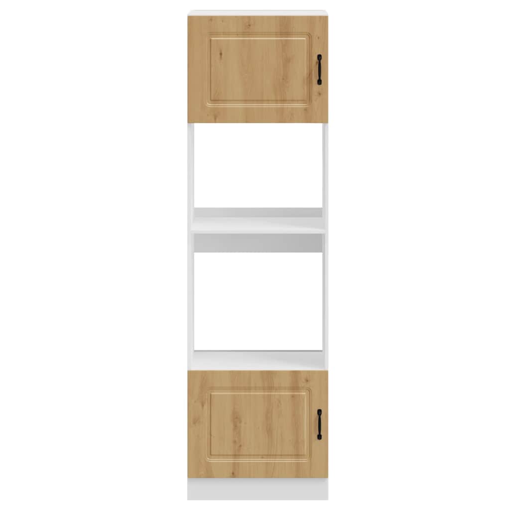 Oven Cabinets 2 pcs Kalmar Artisan Oak Engineered Wood