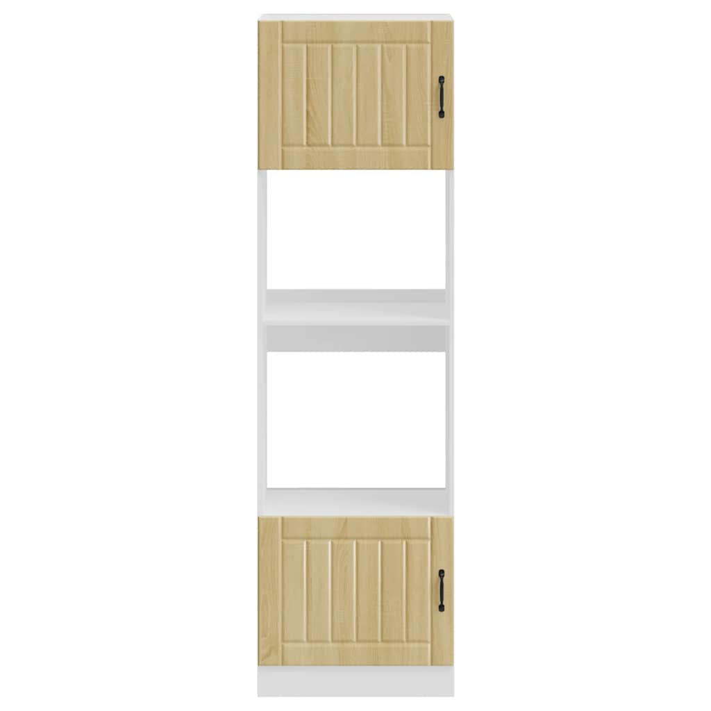 Oven Cabinets 2 pcs Lucca Sonoma Oak Engineered Wood