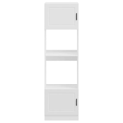 Oven Cabinets 2 pcs Porto White Engineered Wood