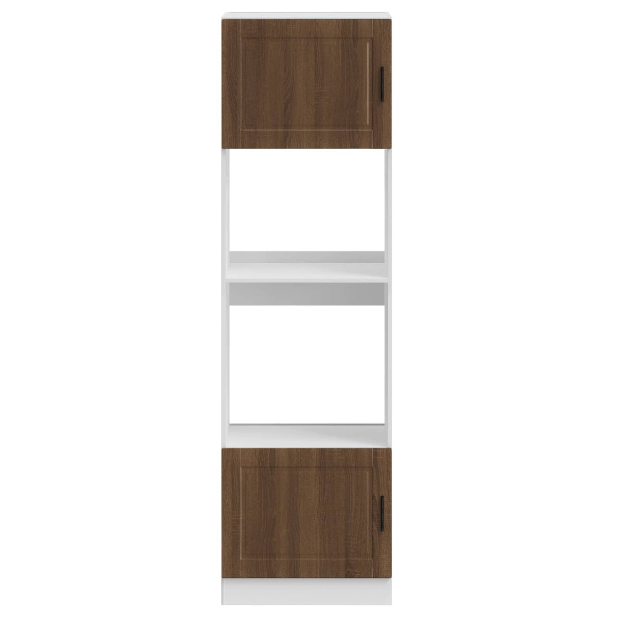 Oven Cabinets 2 pcs Porto Brown Oak Engineered Wood