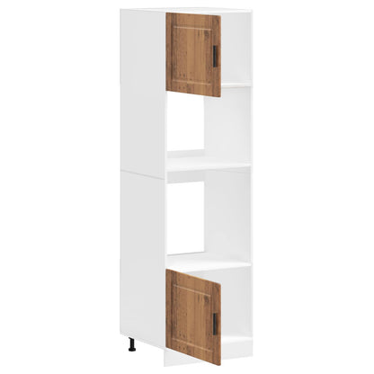 Oven Cabinets 2 pcs Porto Old Wood Engineered Wood