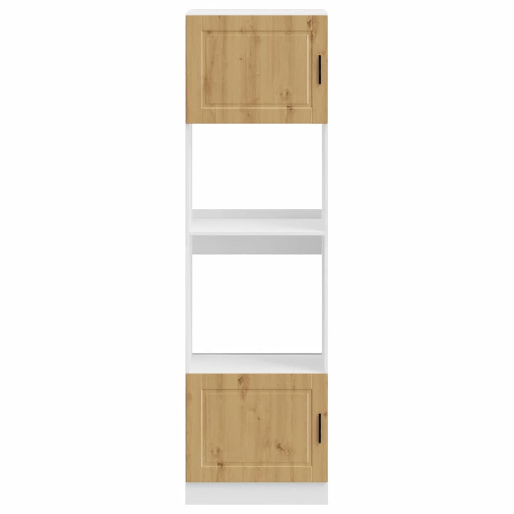 Oven Cabinets 2 pcs Porto Artisan Oak Engineered Wood