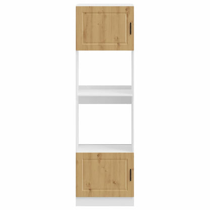 Oven Cabinets 2 pcs Porto Artisan Oak Engineered Wood