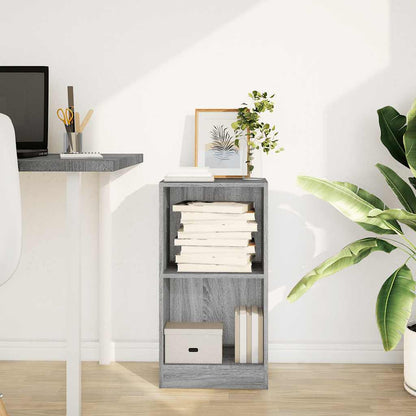 Bookcase Grey Sonoma 40x24x76 cm Engineered Wood