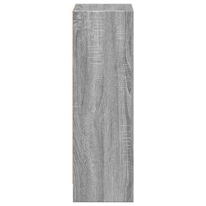 Bookcase Grey Sonoma 40x24x76 cm Engineered Wood