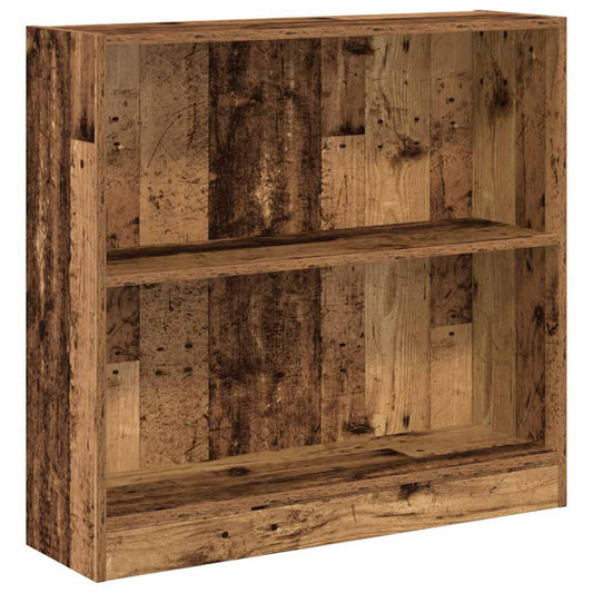 Bookcase Old Wood 80x24x76 cm Engineered Wood
