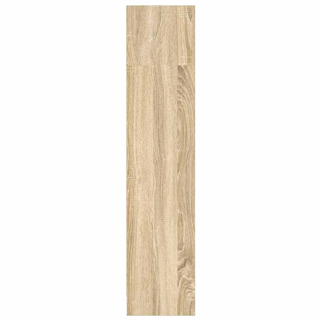 Bookcase Sonoma Oak 80x24x109 cm Engineered Wood