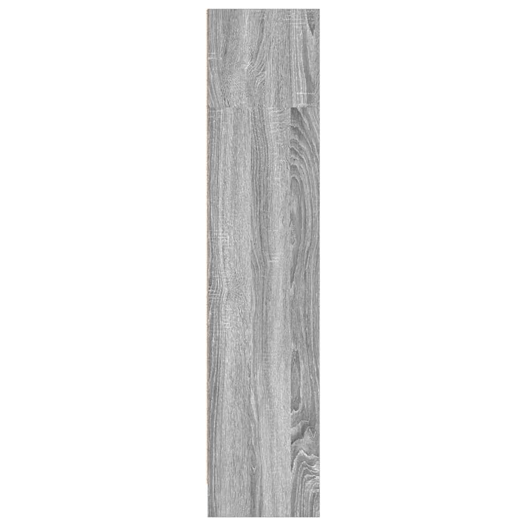 Bookcase Grey Sonoma 80x24x109 cm Engineered Wood