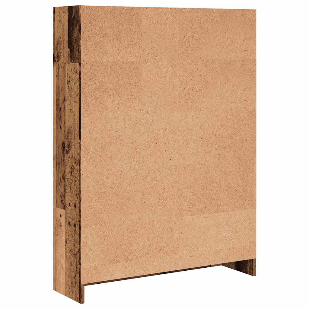 Bookcase Old Wood 80x24x109 cm Engineered Wood