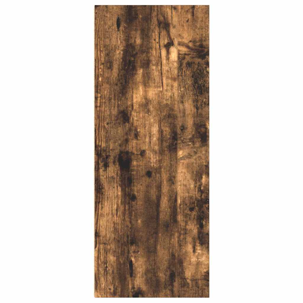 Bookcase Smoked Oak 40x30x77 cm Engineered Wood