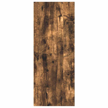 Bookcase Smoked Oak 40x30x77 cm Engineered Wood