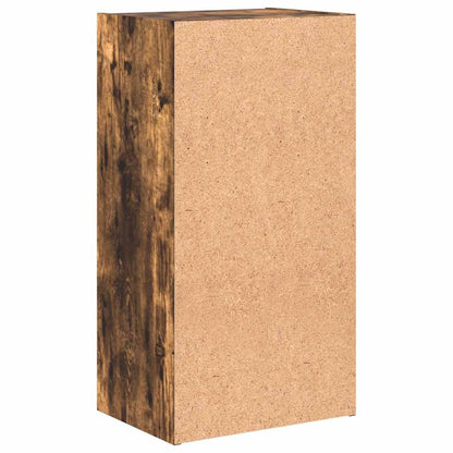 Bookcase Smoked Oak 40x30x77 cm Engineered Wood