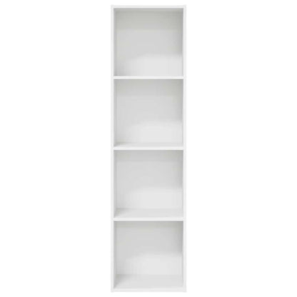 Bookcase White 40x30x152 cm Engineered Wood