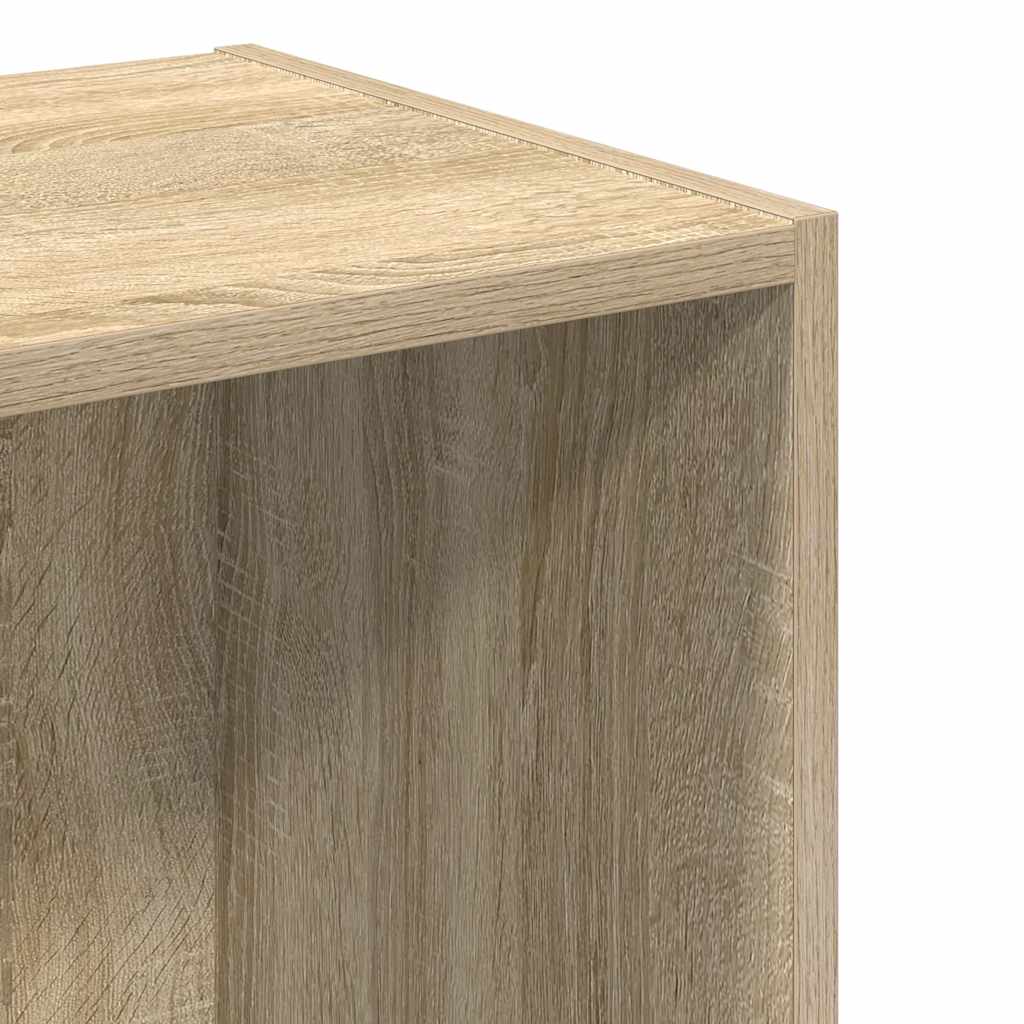 Bookcase Sonoma Oak 40x30x152 cm Engineered Wood