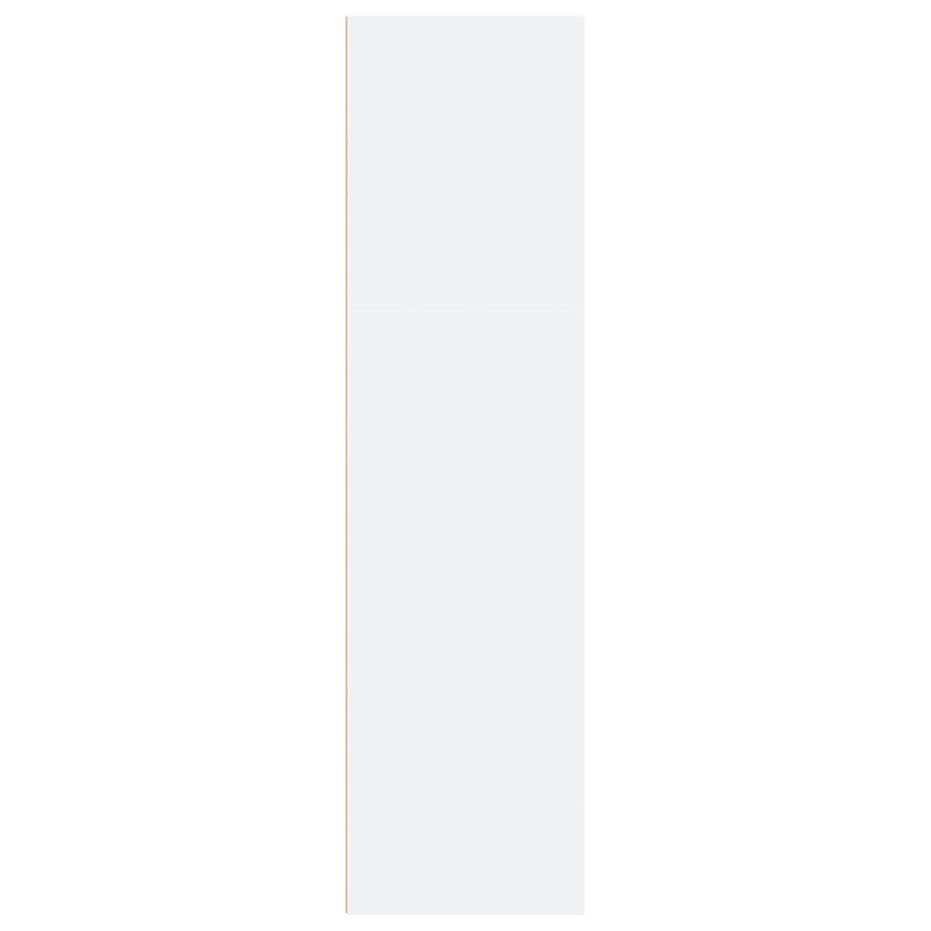 Bookcase White 60x30x114 cm Engineered Wood