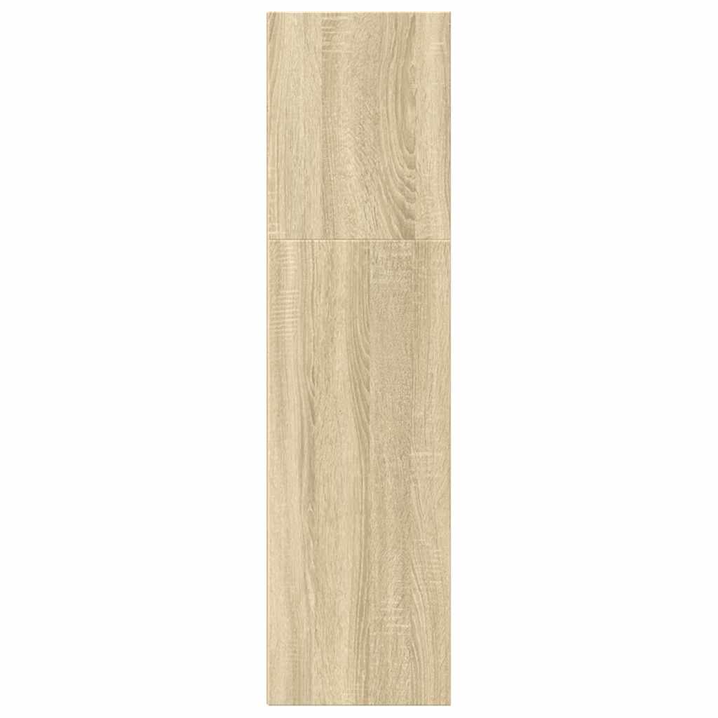 Bookcase Sonoma Oak 60x30x114 cm Engineered Wood