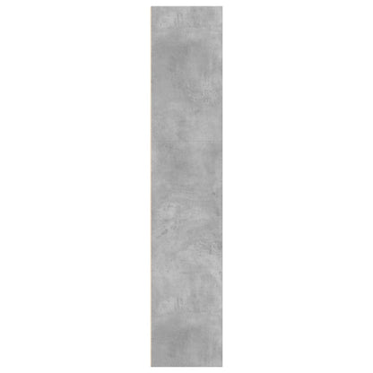 Bookcase Concrete Grey 60x30x152 cm Engineered Wood