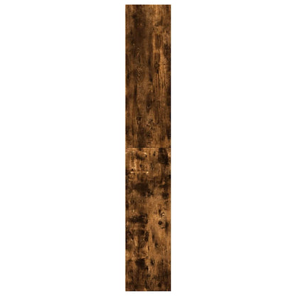 Bookcase Smoked Oak 60x30x189 cm Engineered Wood