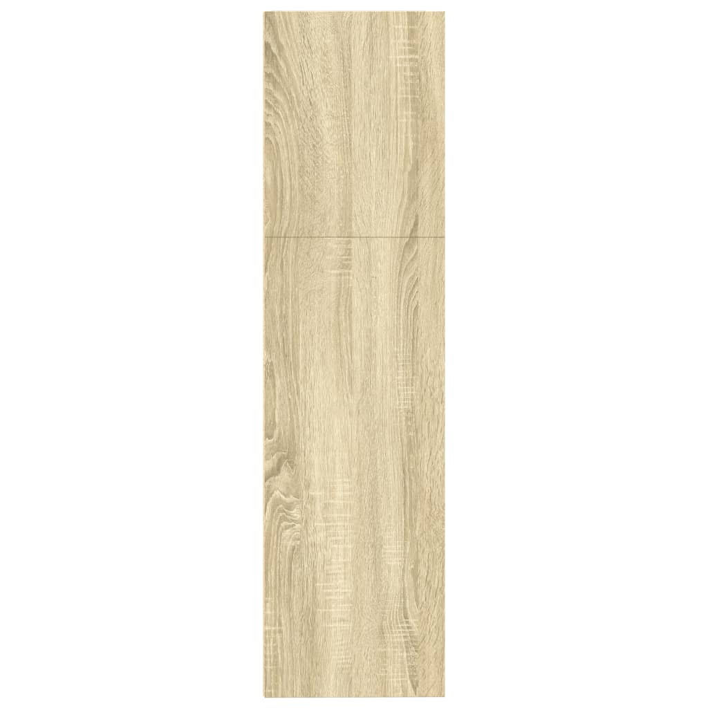 Bookcase Sonoma Oak 80x30x114 cm Engineered Wood