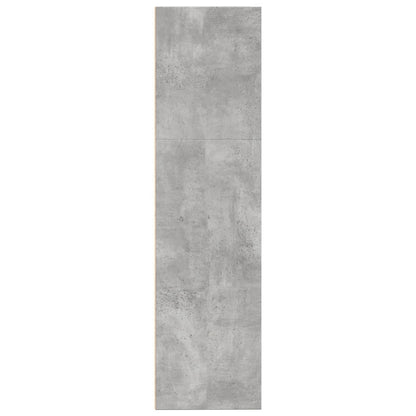 Bookcase Concrete Grey 80x30x114 cm Engineered Wood
