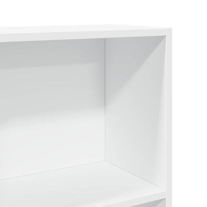 Bookcase White 80x30x152 cm Engineered Wood