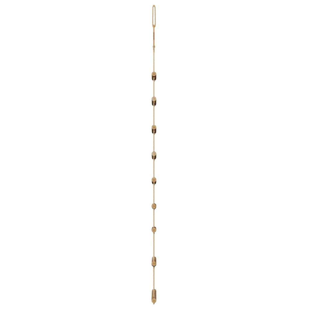  Hanging Christmas Trees with Top Stars 2 pcs 55x120 cm Natural Branch