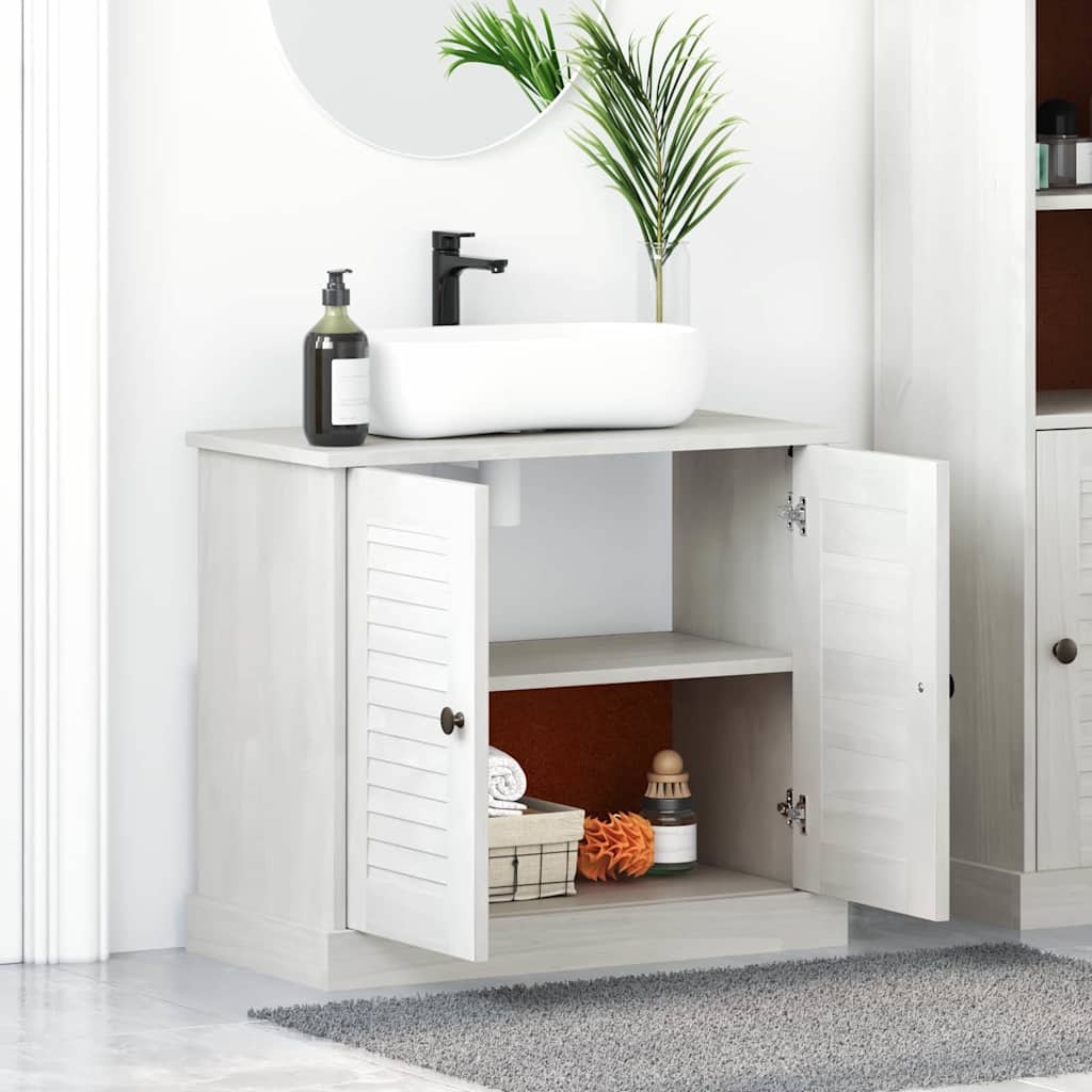 Sink cabinet VIGO White and Antique White 68 x 34 x 59 cm