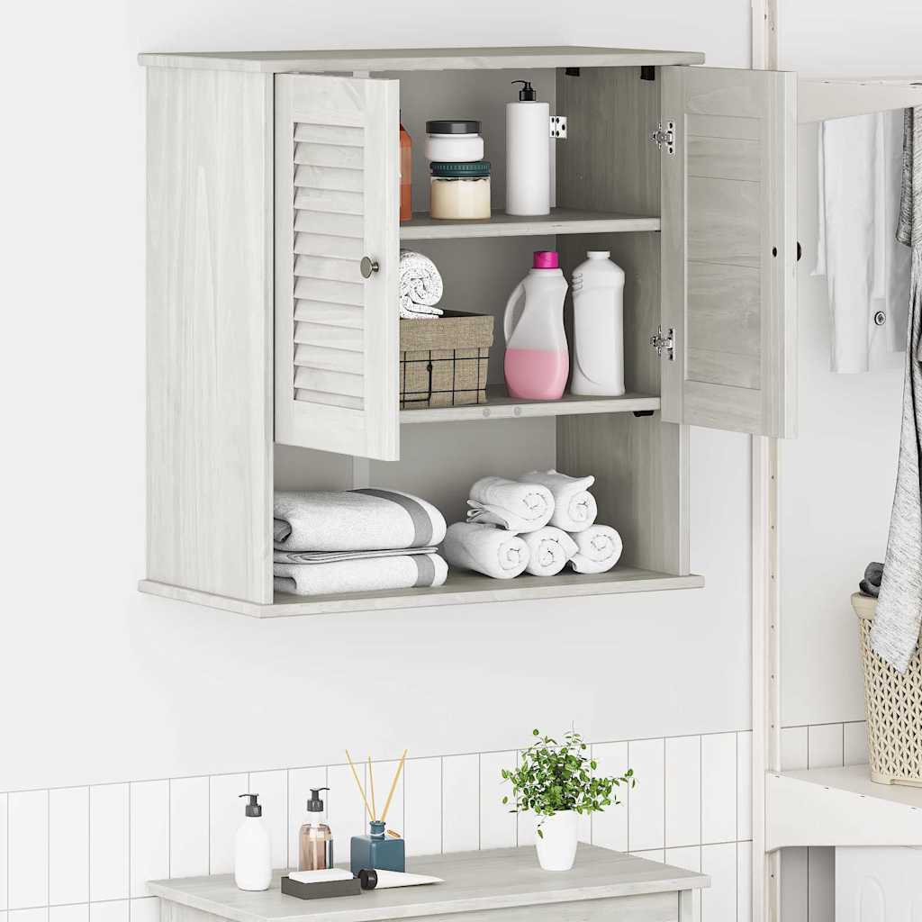 Bathroom Cabinet with Shelf VIGO White and Antique White