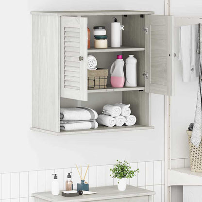 Bathroom Cabinet with Shelf VIGO White and Antique White