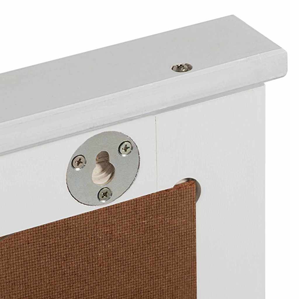 Mirror VIGO Antique White 55.5 x 5 x 70 cm Solid pine wood